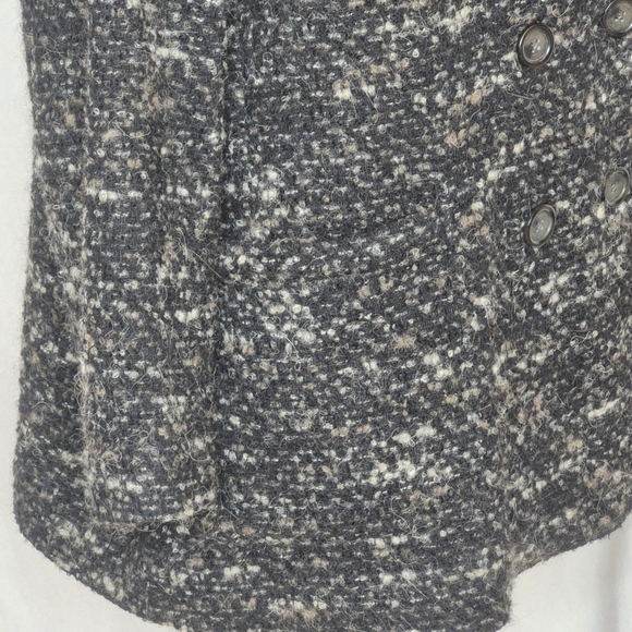 J. Jill Double Breasted Lightweight Relaxed Fit Tweed Coat - Size 2X - Picture 7 of 12
